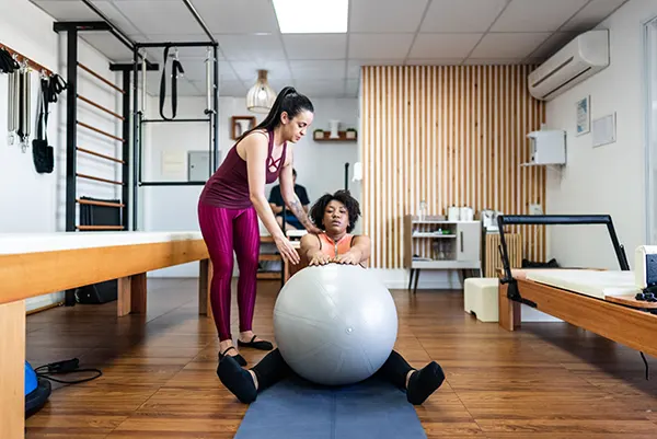 Pilates para respiração e coordenação